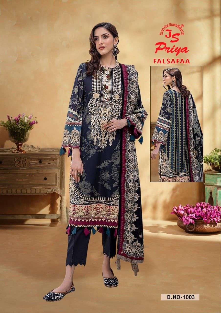 Falsafaa By J S Priya 1001 To 1008 Series Beautiful Stylish Suits Fancy Colorful Casual Wear & Ethnic Wear & Ready To Wear Rayon Satin Print Dresses At Wholesale Price