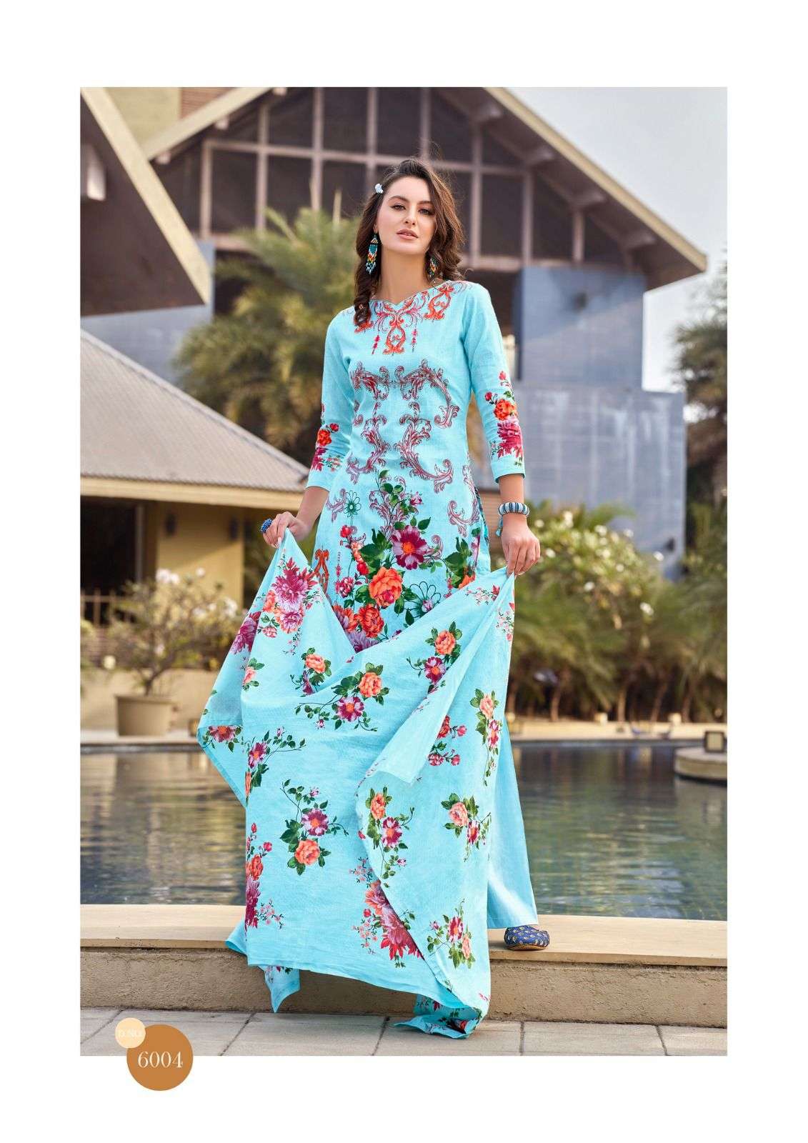 Zulffat Vol-6 By Yashika Trends 6001 To 6010 Series Beautiful Festive Suits Stylish Fancy Colorful Casual Wear & Ethnic Wear Pure Lawn Dresses At Wholesale Price