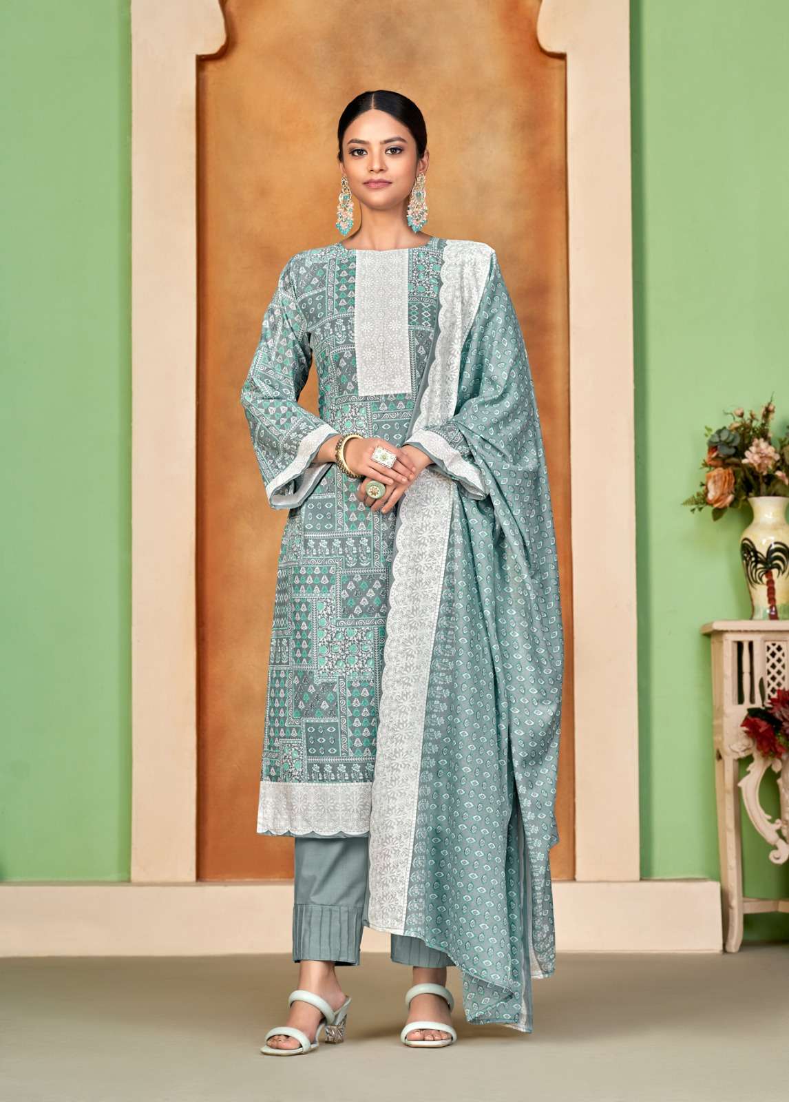 Adhira By Skt Suits 74001 To 74008 Series Beautiful Suits Colorful Stylish Fancy Casual Wear & Ethnic Wear Soft Cotton Print Dresses At Wholesale Price