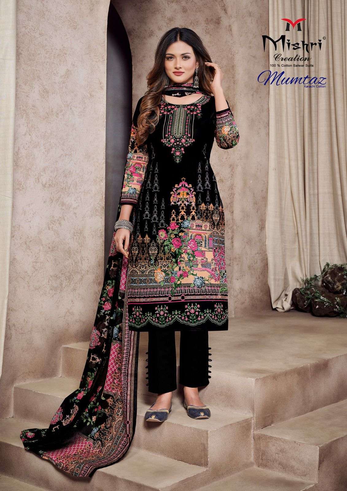 Mumtaz Vol-11 By Mishri 11001 To 11006 Series Beautiful Suits Colorful Stylish Fancy Casual Wear & Ethnic Wear Soft Cotton Print Dresses At Wholesale Price