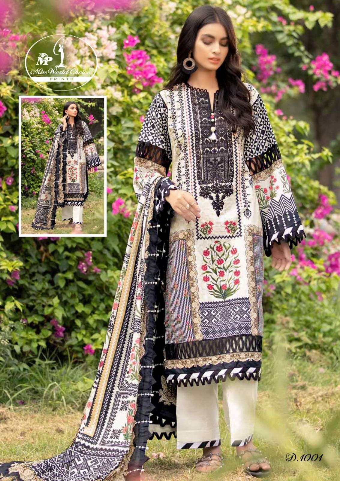 Nooraniyat By Miss World Choice 1001 To 1008 Series Beautiful Stylish Suits Fancy Colorful Casual Wear & Ethnic Wear & Ready To Wear Cotton Printed Dresses At Wholesale Price