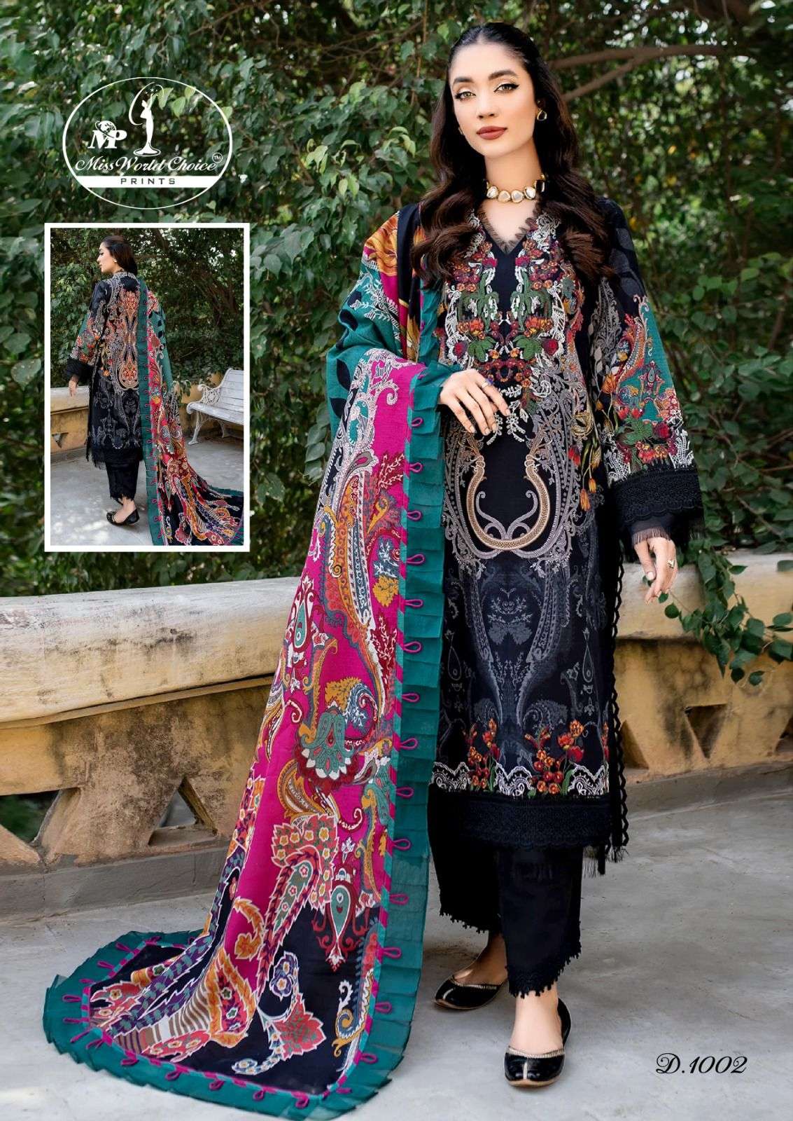 Nooraniyat By Miss World Choice 1001 To 1008 Series Beautiful Stylish Suits Fancy Colorful Casual Wear & Ethnic Wear & Ready To Wear Cotton Printed Dresses At Wholesale Price