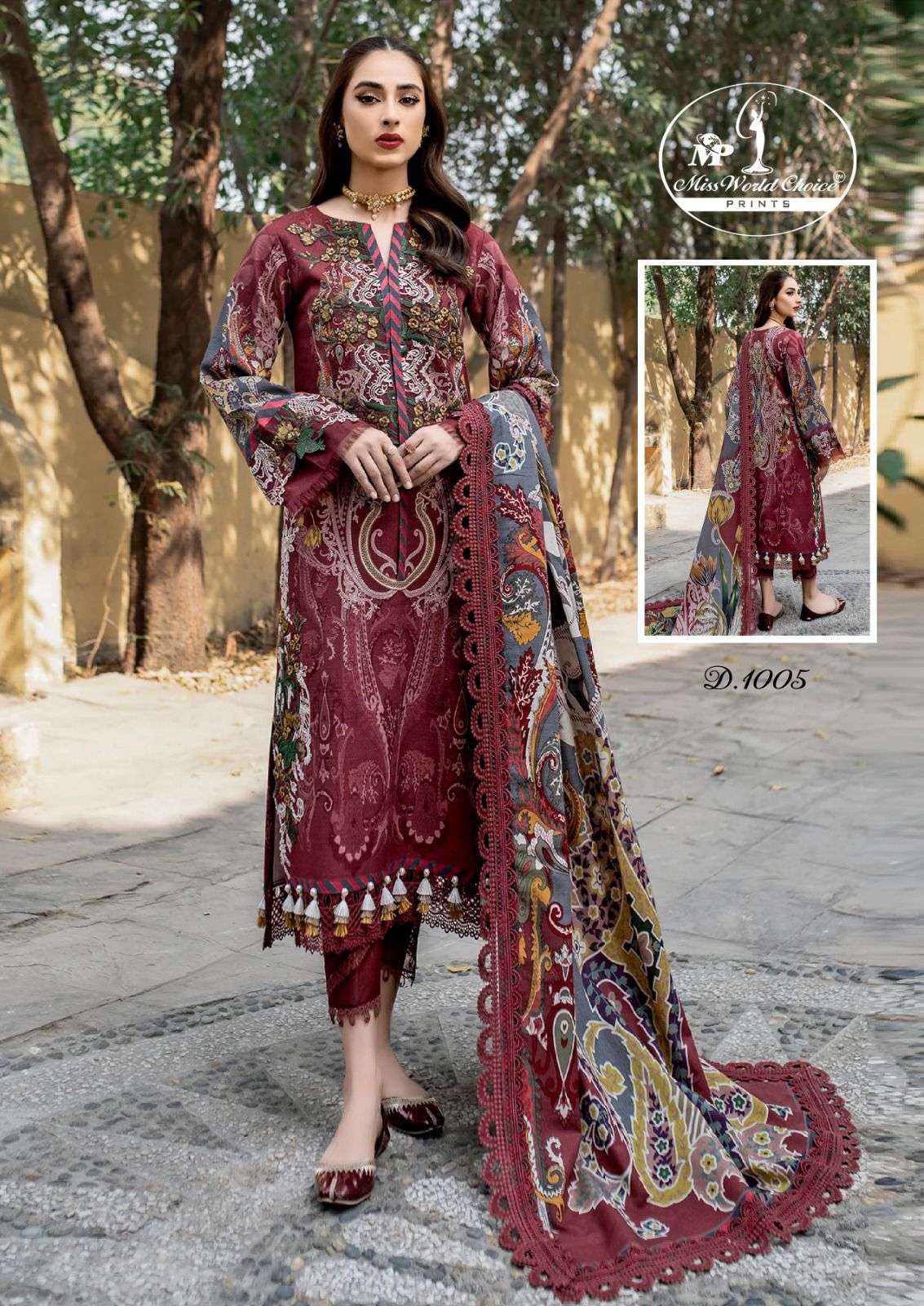 Nooraniyat By Miss World Choice 1001 To 1008 Series Beautiful Stylish Suits Fancy Colorful Casual Wear & Ethnic Wear & Ready To Wear Cotton Printed Dresses At Wholesale Price