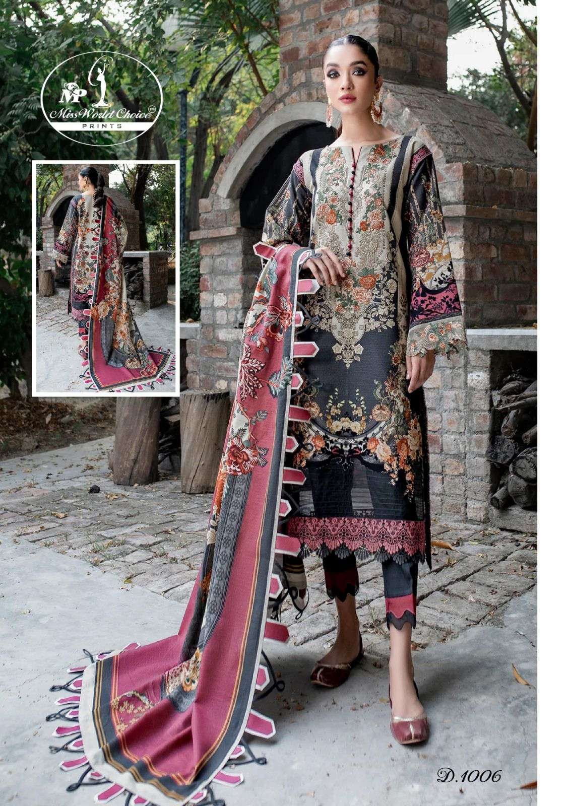 Nooraniyat By Miss World Choice 1001 To 1008 Series Beautiful Stylish Suits Fancy Colorful Casual Wear & Ethnic Wear & Ready To Wear Cotton Printed Dresses At Wholesale Price