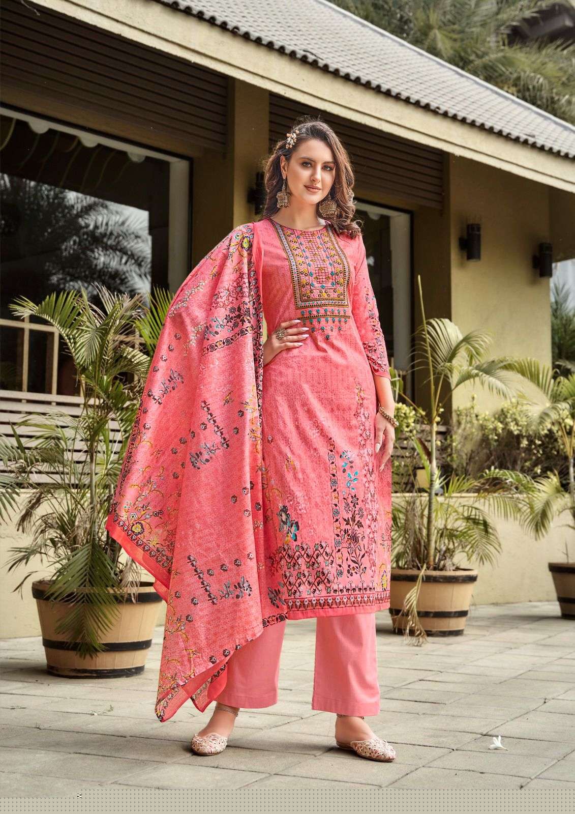 Muskan By Yashika Trends 1001 To 1008 Series Beautiful Stylish Suits Fancy Colorful Casual Wear & Ethnic Wear & Ready To Wear Heavy Cotton Printed Dresses At Wholesale Price