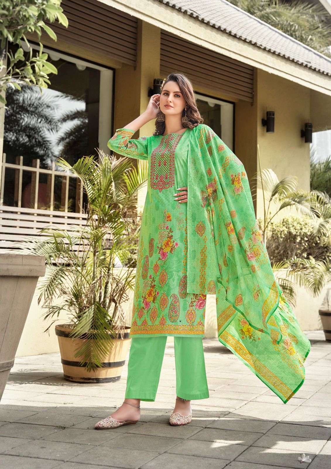 Muskan By Yashika Trends 1001 To 1008 Series Beautiful Stylish Suits Fancy Colorful Casual Wear & Ethnic Wear & Ready To Wear Heavy Cotton Printed Dresses At Wholesale Price