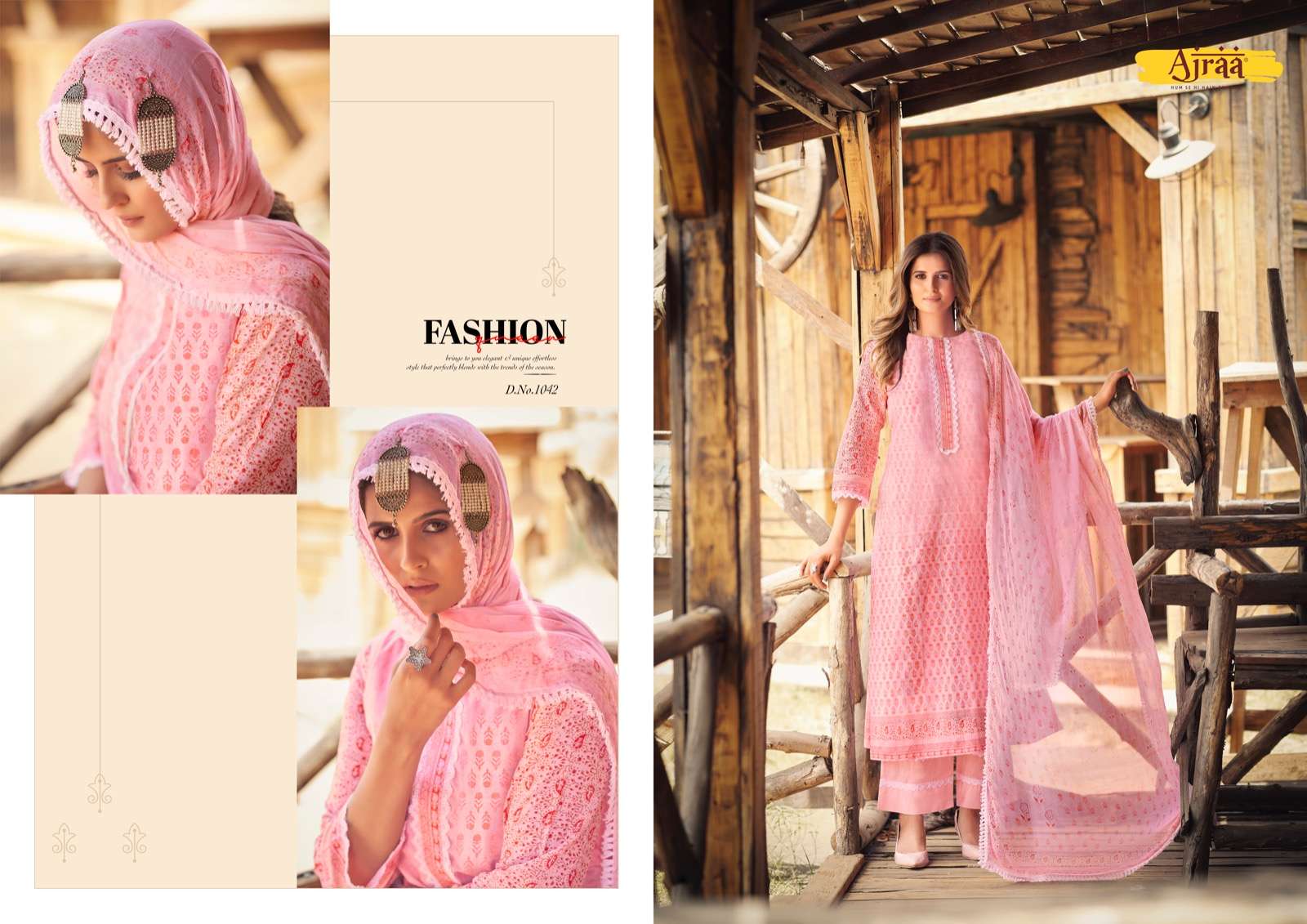 Sarthi By Ajraa 1041 To 1046 Series Beautiful Patiyala Suits Colorful Stylish Fancy Casual Wear & Ethnic Wear Lawn Cotton Print Dresses At Wholesale Price
