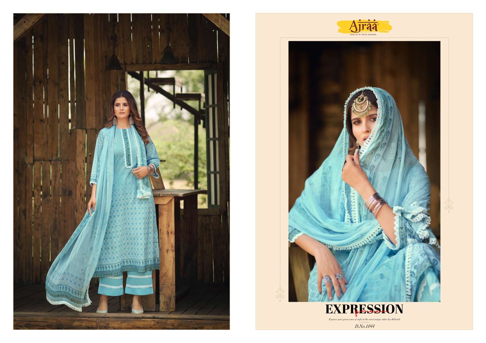 Sarthi By Ajraa 1041 To 1046 Series Beautiful Patiyala Suits Colorful Stylish Fancy Casual Wear & Ethnic Wear Lawn Cotton Print Dresses At Wholesale Price