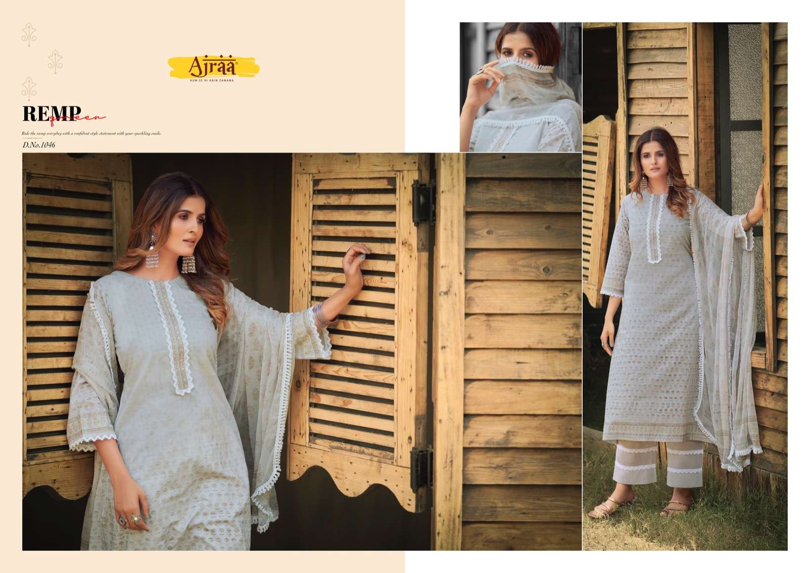Sarthi By Ajraa 1041 To 1046 Series Beautiful Patiyala Suits Colorful Stylish Fancy Casual Wear & Ethnic Wear Lawn Cotton Print Dresses At Wholesale Price