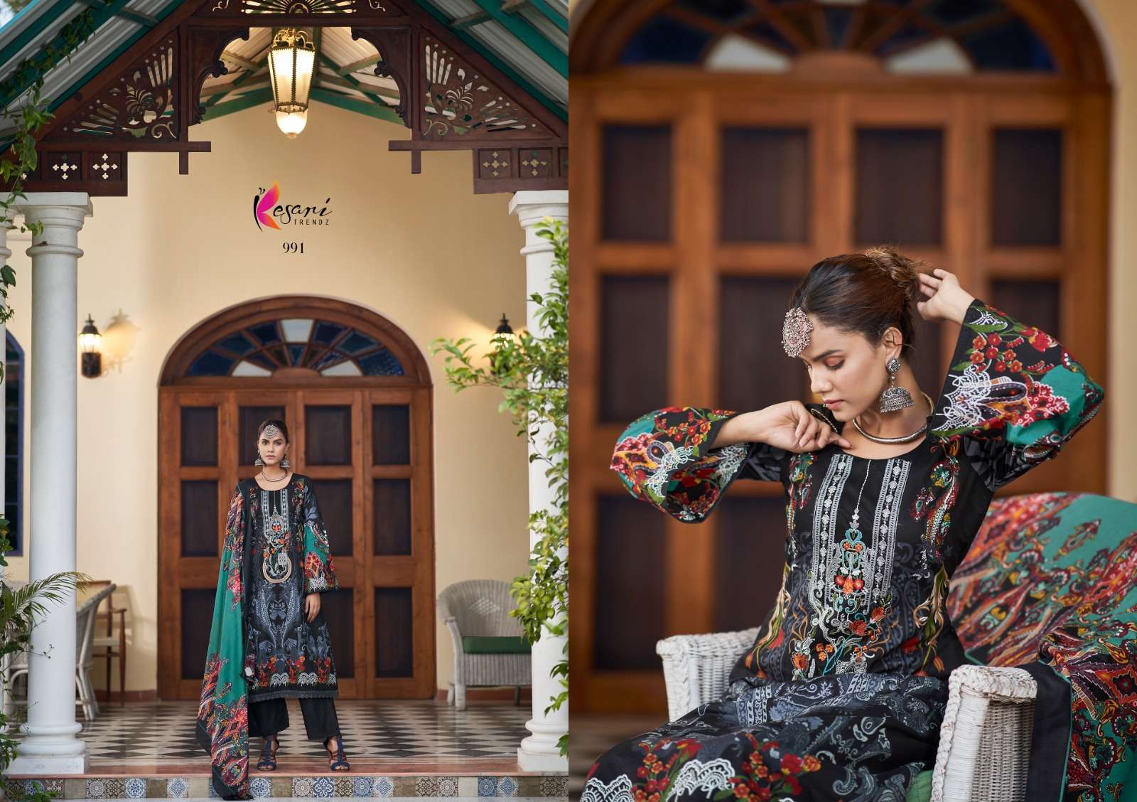 Fida By Kesari Trendz 991 To 998 Series Designer Suits Beautiful Stylish Fancy Colorful Party Wear & Occasional Wear Pure Lawn Cotton Embroidered Dresses At Wholesale Price