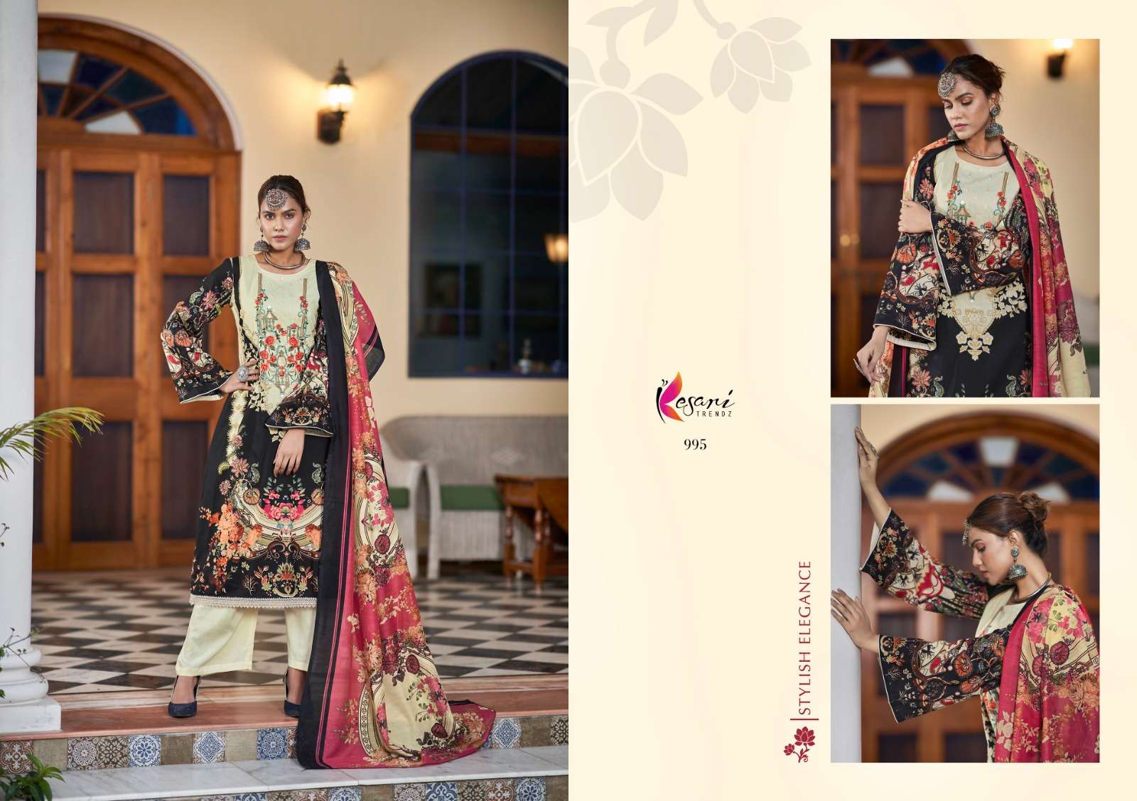 Fida By Kesari Trendz 991 To 998 Series Designer Suits Beautiful Stylish Fancy Colorful Party Wear & Occasional Wear Pure Lawn Cotton Embroidered Dresses At Wholesale Price