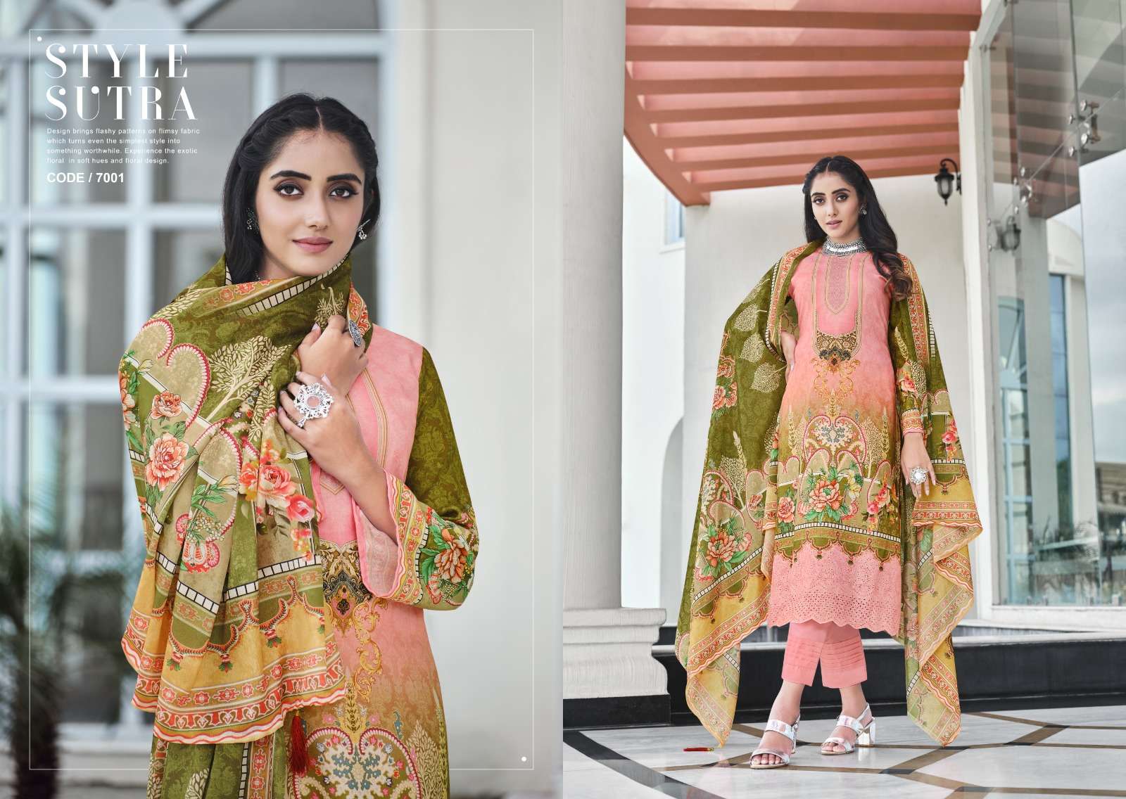 Maisha By Viona Suits 7001 To 7008 Series Beautiful Suits Colorful Stylish Fancy Casual Wear & Ethnic Wear Pure Cotton Digital Print Dresses At Wholesale Price
