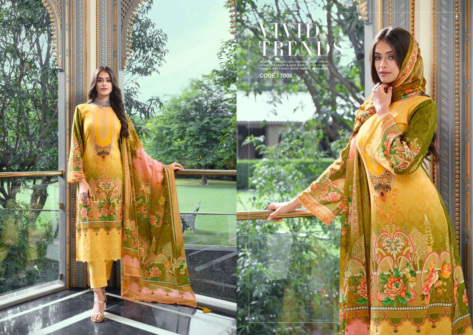 Maisha By Viona Suits 7001 To 7008 Series Beautiful Suits Colorful Stylish Fancy Casual Wear & Ethnic Wear Pure Cotton Digital Print Dresses At Wholesale Price