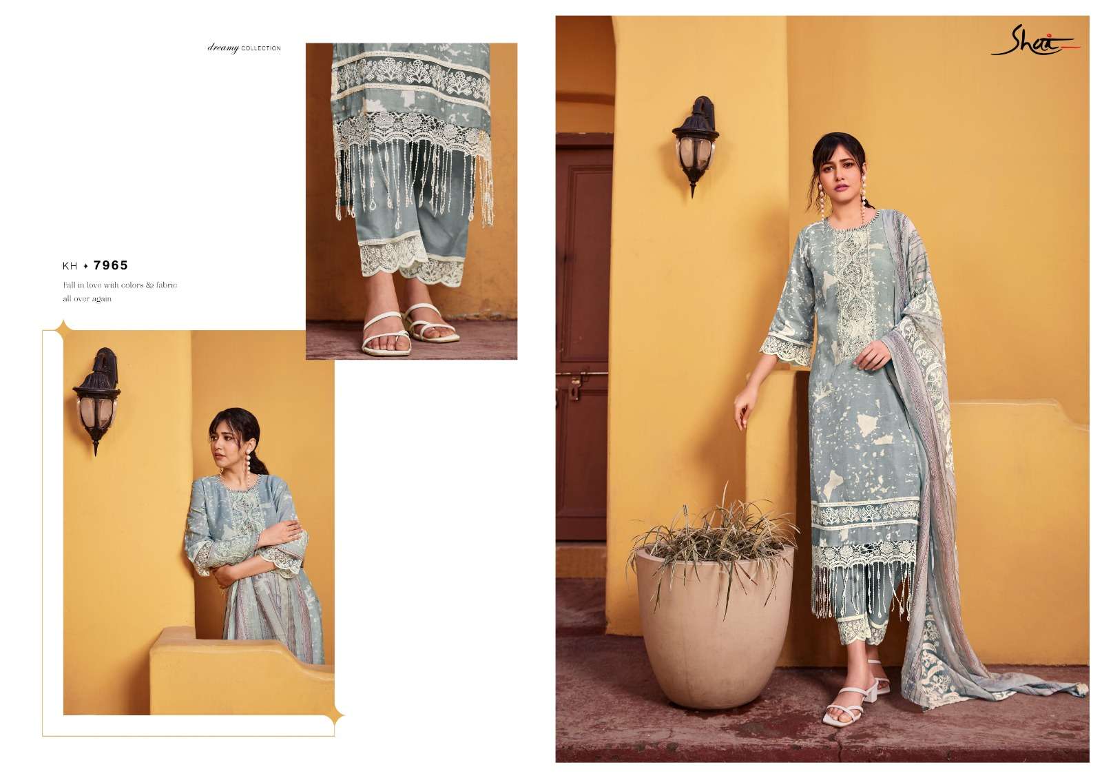 Khaab By Shai 7961 To 7967 Series Beautiful Suits Colorful Stylish Fancy Casual Wear & Ethnic Wear Pure Silk Digital Print Dresses At Wholesale Price