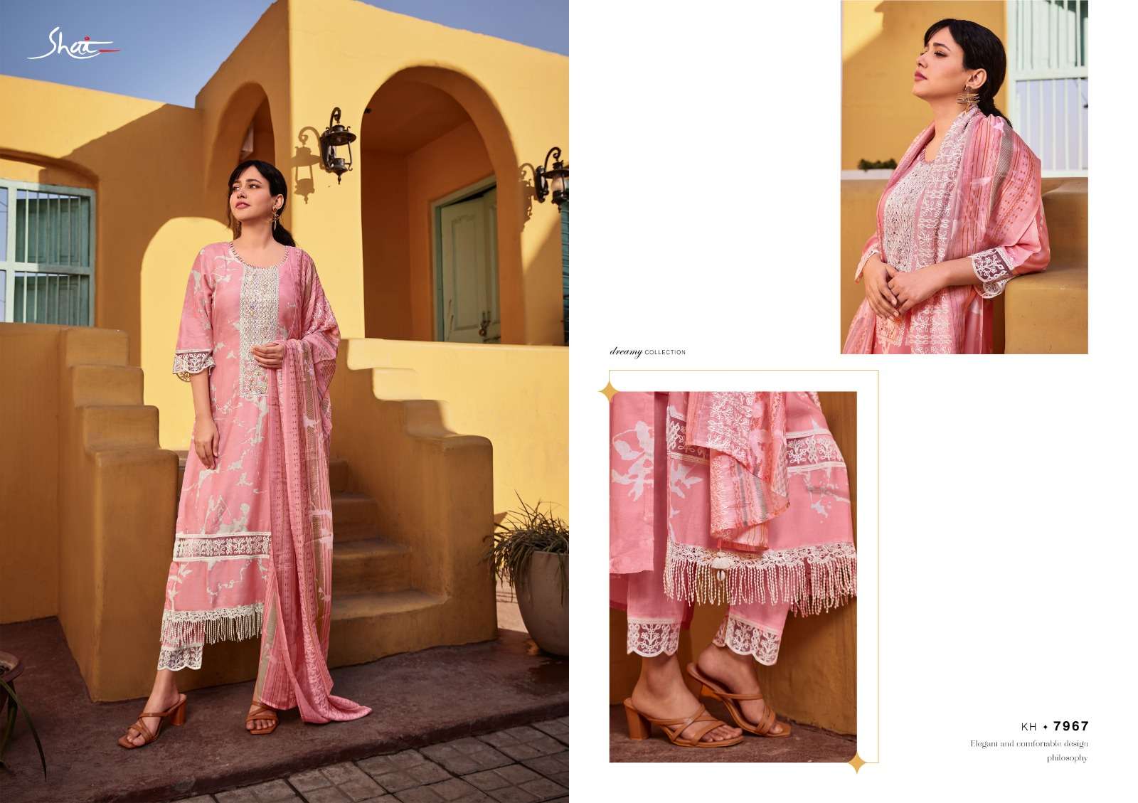 Khaab By Shai 7961 To 7967 Series Beautiful Suits Colorful Stylish Fancy Casual Wear & Ethnic Wear Pure Silk Digital Print Dresses At Wholesale Price