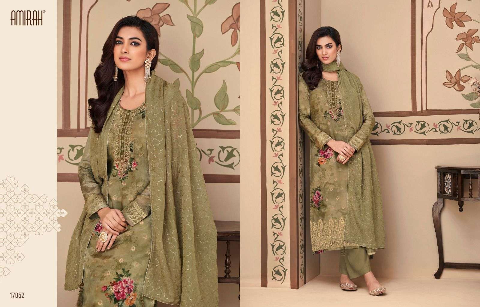Feeza By Amirah 17051 To 17056 Series Beautiful Suits Colorful Stylish Fancy Casual Wear & Ethnic Wear Pure Silk Jacquard Dresses At Wholesale Price