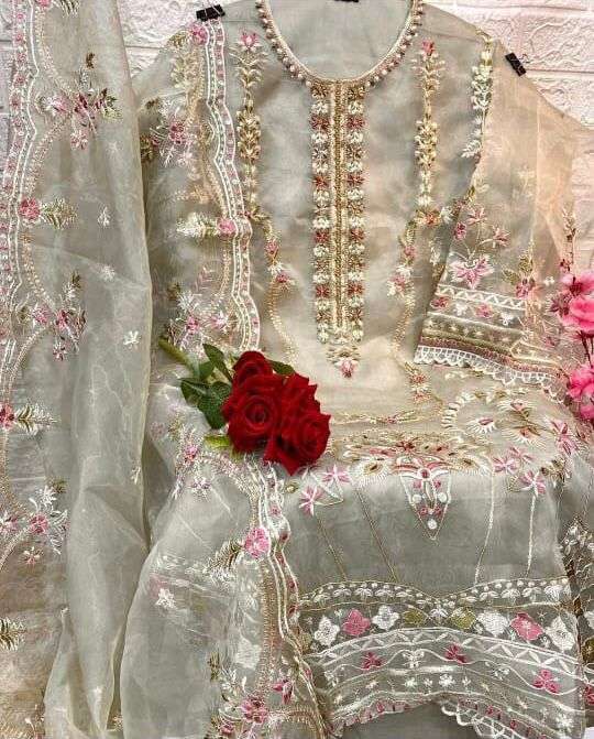 Johra Hit Design 113 By Johra Tex Beautiful Pakistani Suits Colorful Stylish Fancy Casual Wear & Ethnic Wear Organza Dresses At Wholesale Price