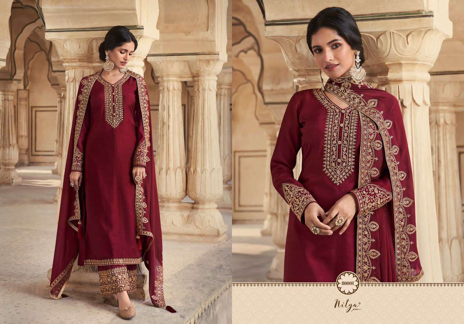 Nitya Vol-186 By LT Fabrics 86001 To 86006 Series Beautiful Festive Suits Colorful Stylish Fancy Casual Wear & Ethnic Wear Dola Silk Dresses At Wholesale Price