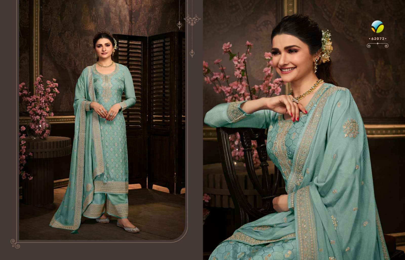 Kaseesh Soha Hitlist By Vinay Fashion Beautiful Stylish Anarkali Suits Fancy Colorful Casual Wear & Ethnic Wear & Ready To Wear Dola Jacquard Embroidery Dresses At Wholesale Price