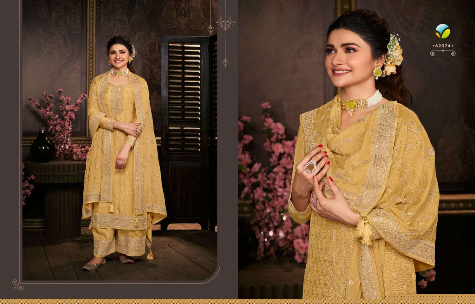 Kaseesh Soha Hitlist By Vinay Fashion Beautiful Stylish Anarkali Suits Fancy Colorful Casual Wear & Ethnic Wear & Ready To Wear Dola Jacquard Embroidery Dresses At Wholesale Price
