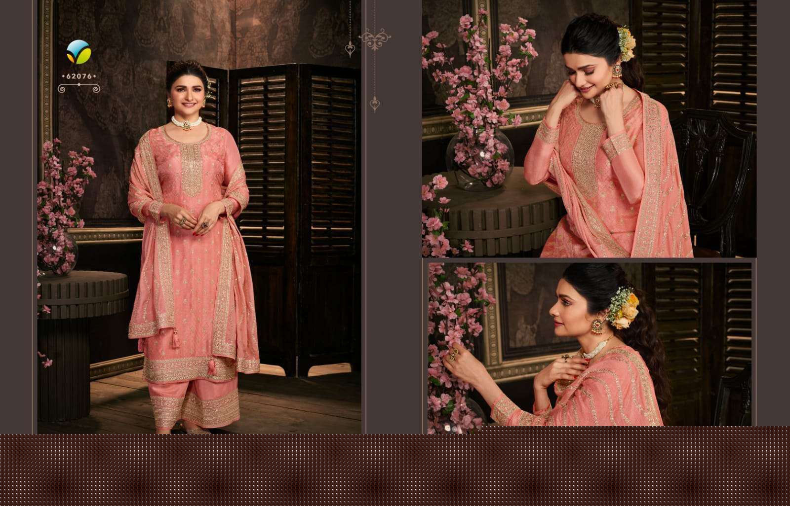 Kaseesh Soha Hitlist By Vinay Fashion Beautiful Stylish Anarkali Suits Fancy Colorful Casual Wear & Ethnic Wear & Ready To Wear Dola Jacquard Embroidery Dresses At Wholesale Price