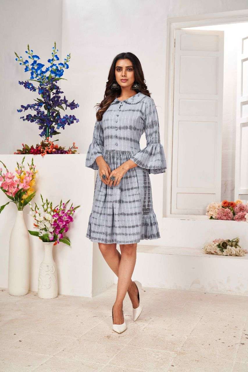 Shibori By Kurti Times 01 To 04 Series Beautiful Stylish Fancy Colorful Casual Wear & Ethnic Wear Pure Viscose Embroidered Kurtis At Wholesale Price