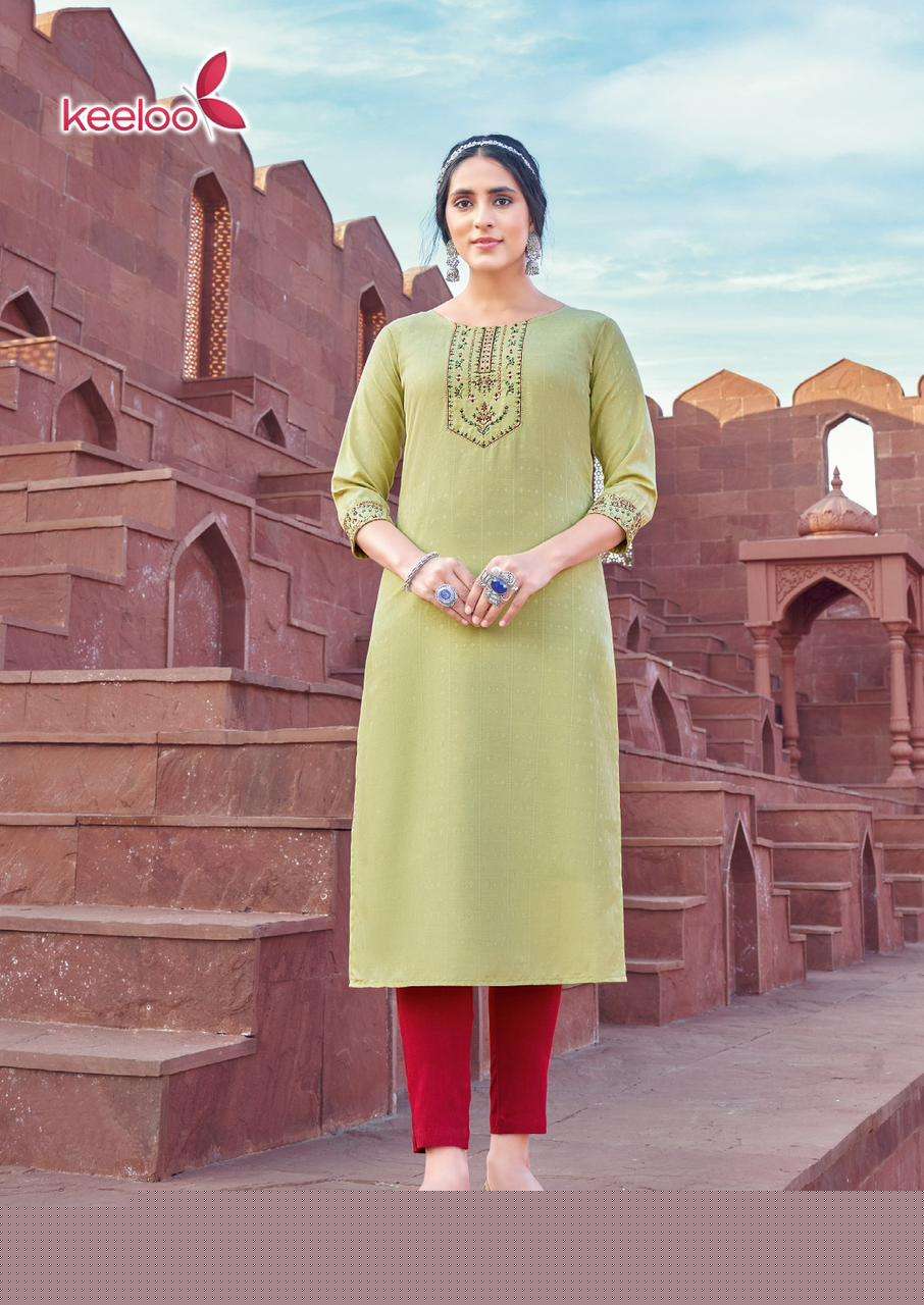 Rosie Vol-2 By Keeloo 2001 To 2006 Series Designer Stylish Fancy Colorful Beautiful Party Wear & Ethnic Wear Collection Viscose Dobby Kurtis At Wholesale Price