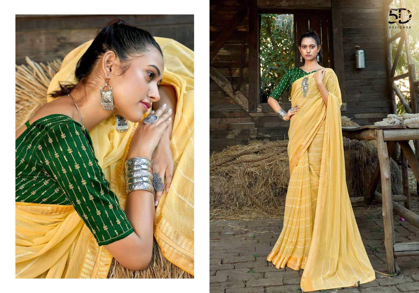 Mahotsav By 5D Designer 01 To 08 Series Indian Traditional Wear Collection Beautiful Stylish Fancy Colorful Party Wear & Occasional Wear Pure Georgette Sarees At Wholesale Price