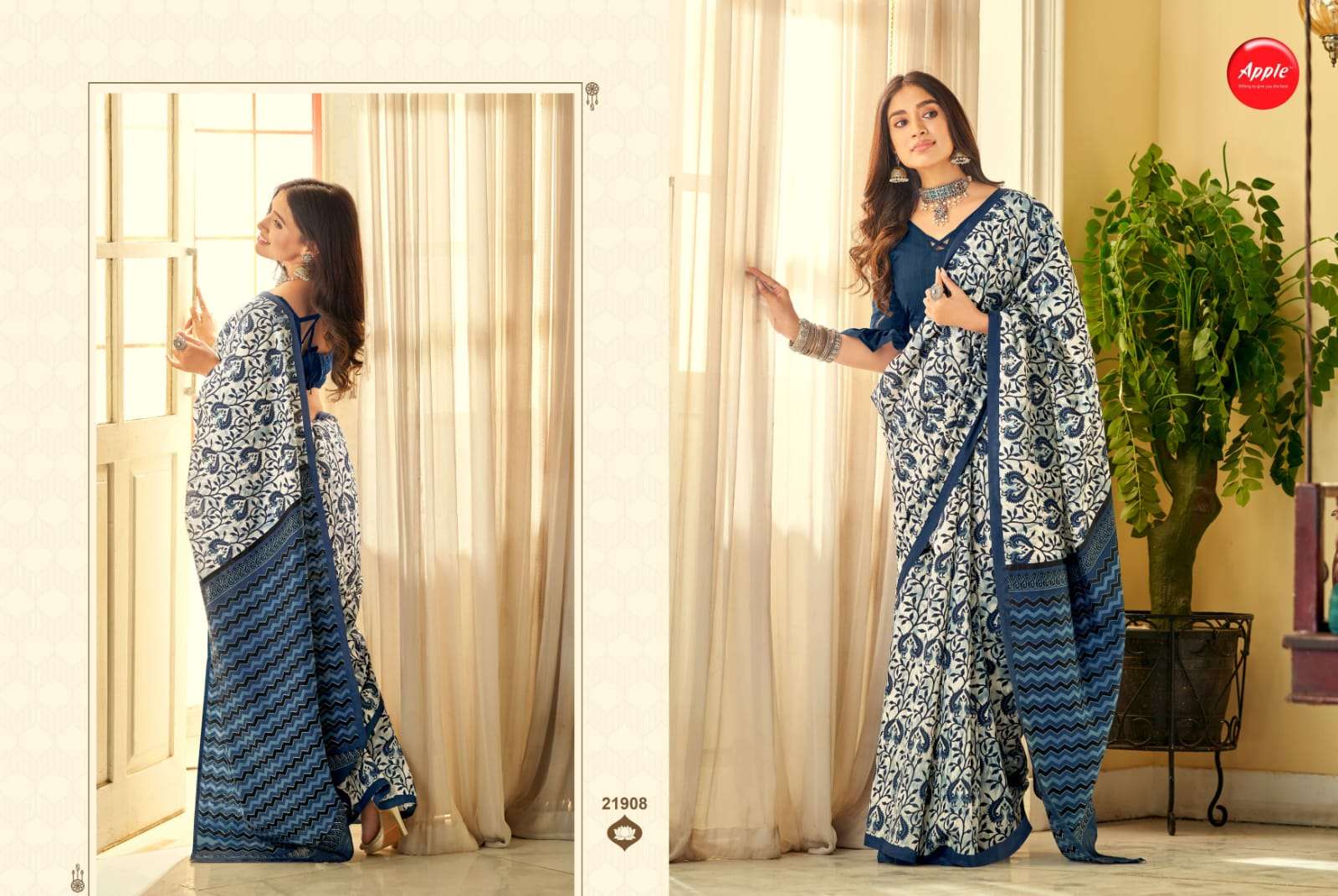 Womaniya Vol-21 By Apple 21901 To 21912 Series Indian Traditional Wear Collection Beautiful Stylish Fancy Colorful Party Wear & Occasional Wear Bhagalpuri Sarees At Wholesale Price