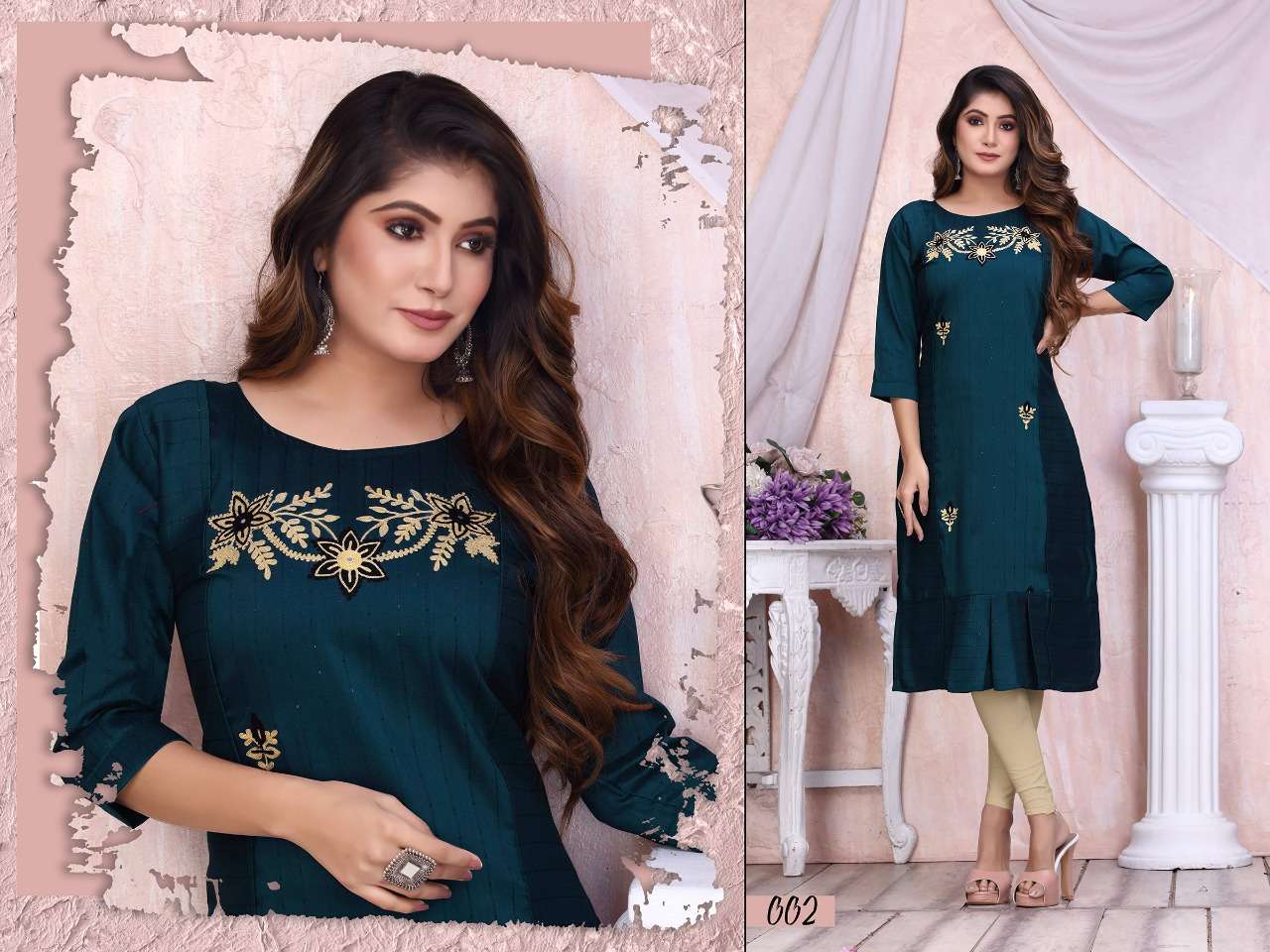 Krishna By Kanha 001 To 008 Series Designer Stylish Fancy Colorful Beautiful Party Wear & Ethnic Wear Collection Fancy With Work Kurtis At Wholesale Price