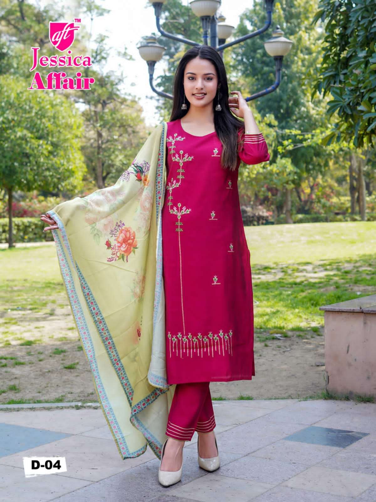 Affair Vol-1 By Jessica 01 To 08 Series Designer Suits Collection Beautiful Stylish Fancy Colorful Party Wear & Occasional Wear Chanderi Print Dresses At Wholesale Price