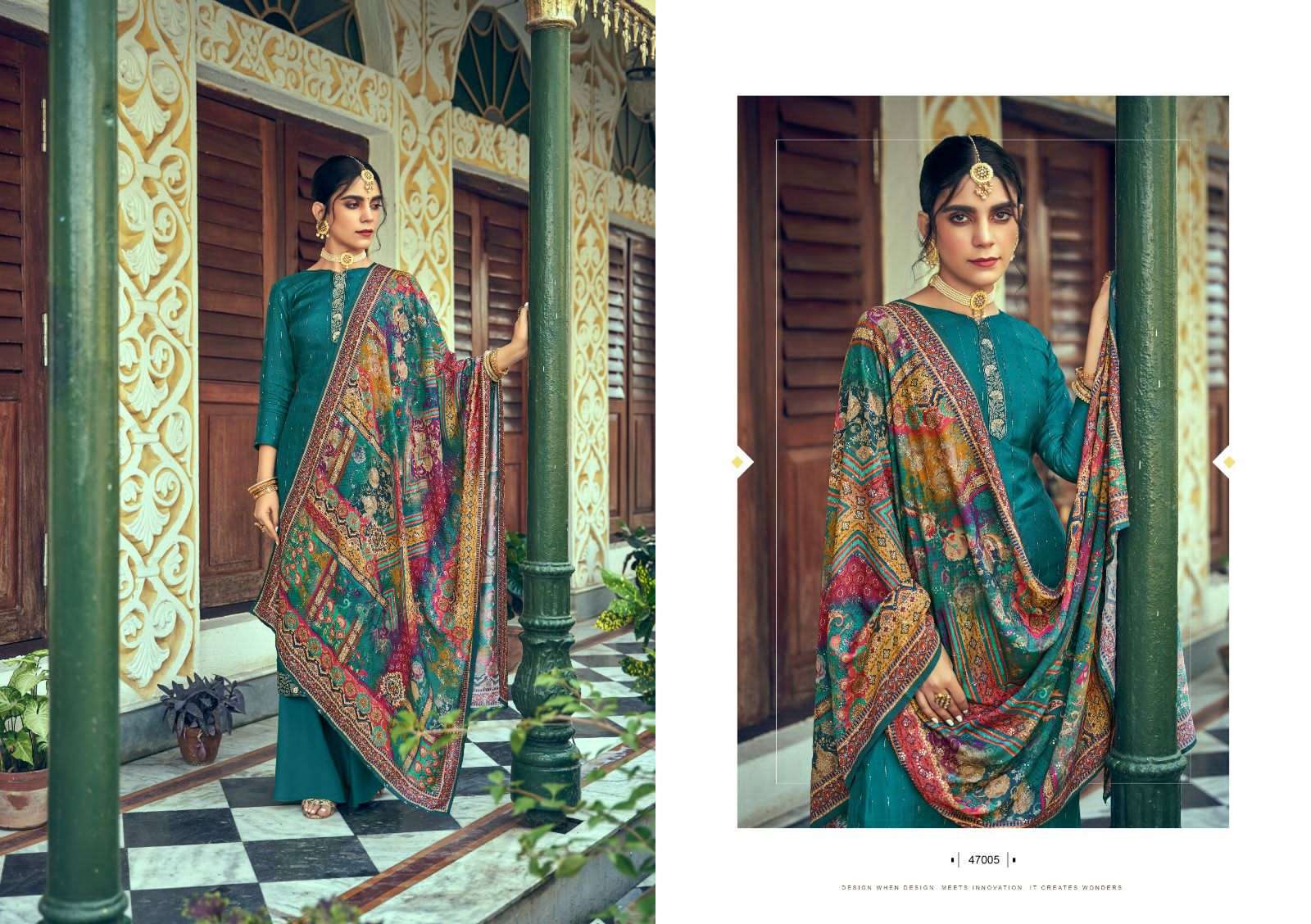 Saachi Vol-2 By Nishant Fashion 47001 To 47006 Beautiful Festive Suits Colorful Stylish Fancy Casual Wear & Ethnic Wear Muslin Silk Dresses At Wholesale Price