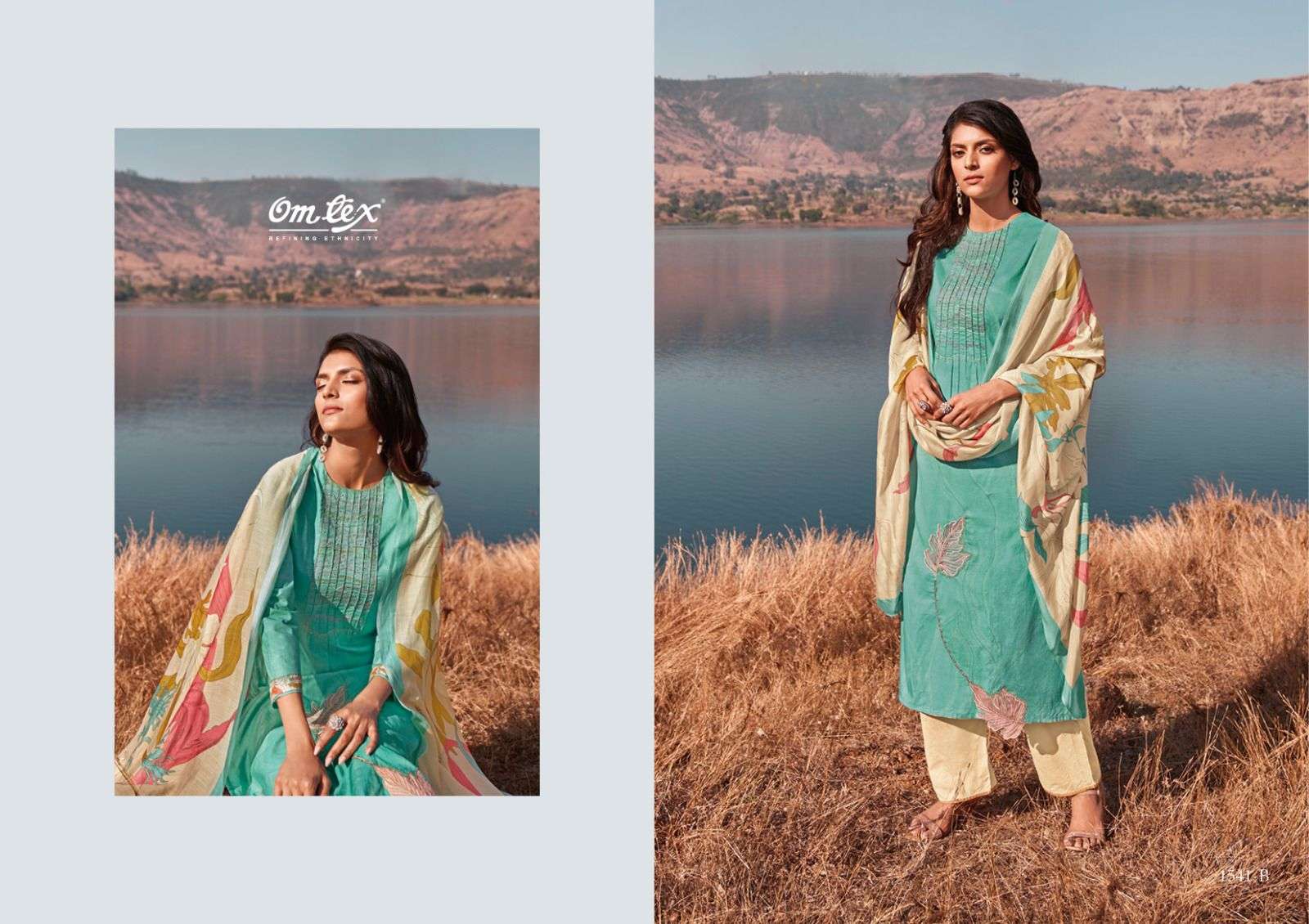 Sienna By Om Tex 1541-A To 1541-D Series Beautiful Stylish Suits Fancy Colorful Casual Wear & Ethnic Wear & Ready To Wear Lawn Cotton Dresses At Wholesale Price