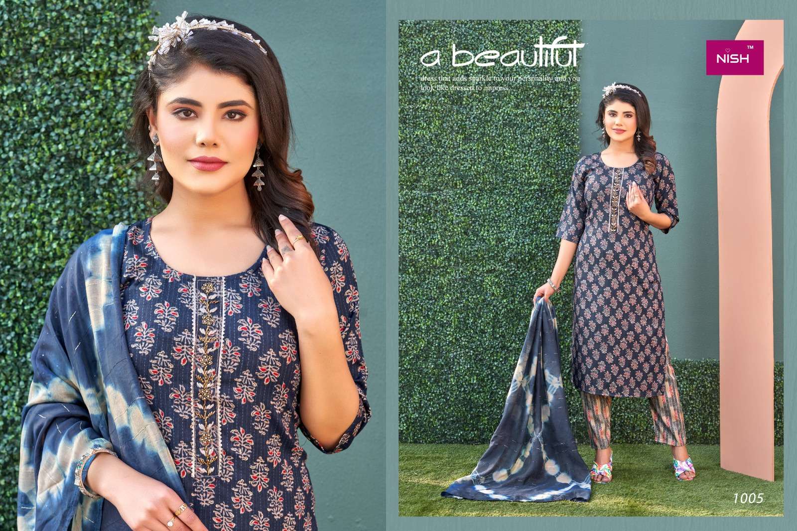 Superstar Vol-4 By Nish 1001 To 1009 Series Festive Traditional Wear Collection Beautiful Stylish Fancy Colorful Party Wear & Occasional Wear Heavy Rayon Print Dresses At Wholesale Price