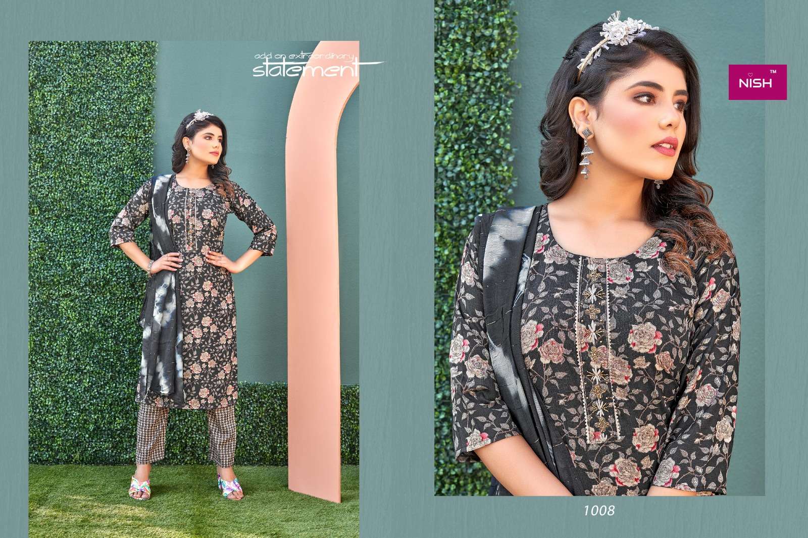 Superstar Vol-4 By Nish 1001 To 1009 Series Festive Traditional Wear Collection Beautiful Stylish Fancy Colorful Party Wear & Occasional Wear Heavy Rayon Print Dresses At Wholesale Price