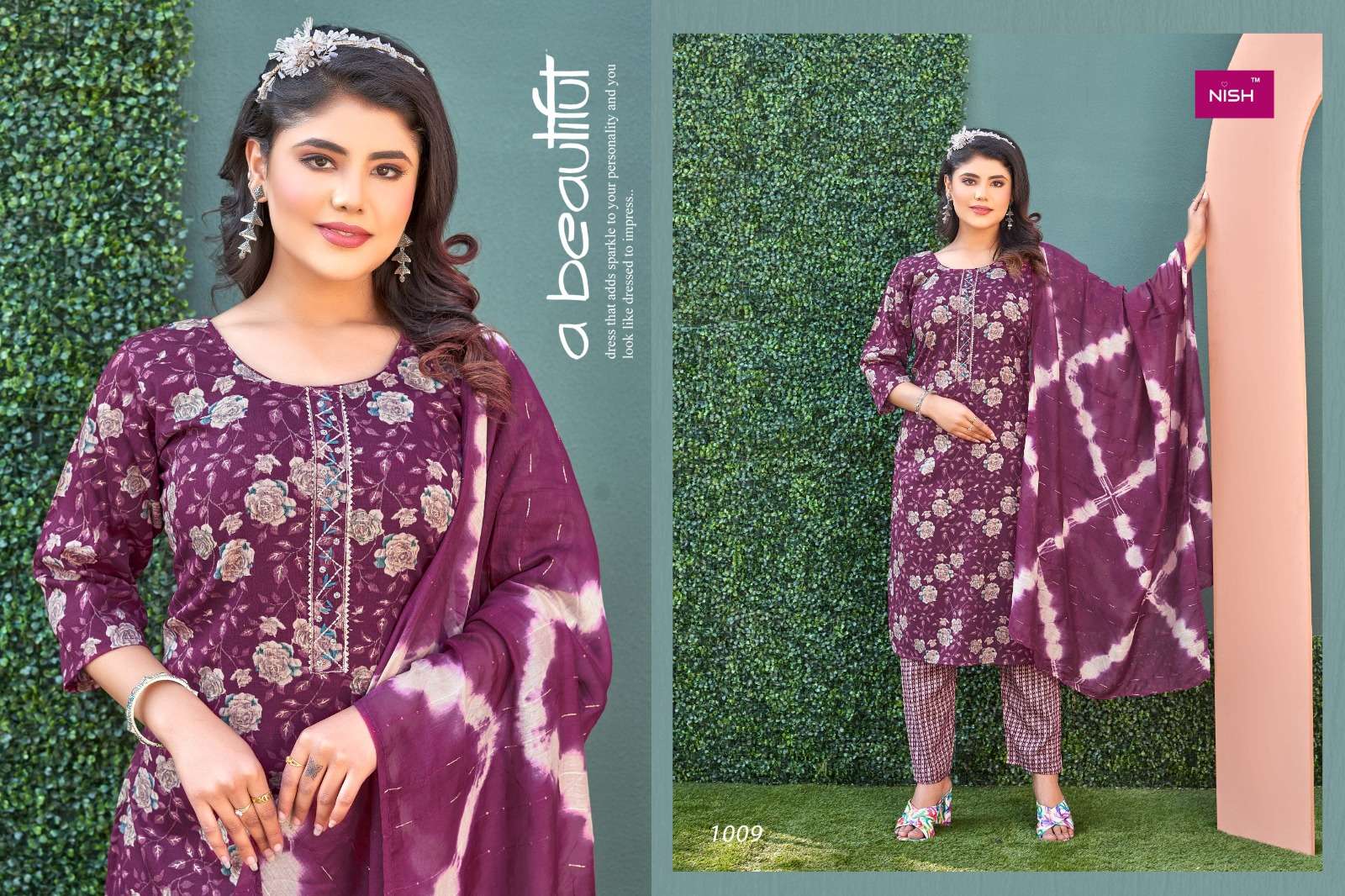 Superstar Vol-4 By Nish 1001 To 1009 Series Festive Traditional Wear Collection Beautiful Stylish Fancy Colorful Party Wear & Occasional Wear Heavy Rayon Print Dresses At Wholesale Price
