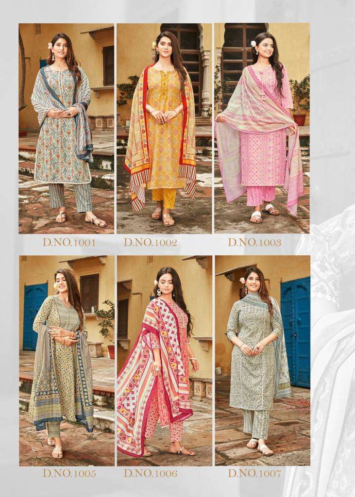 Ethnic Summer Vol-1 By Syasii 1001 To 1009 Series Beautiful Stylish Sharara Suits Fancy Colorful Casual Wear & Ethnic Wear & Ready To Wear Cotton Rayon Printed Dresses At Wholesale Price