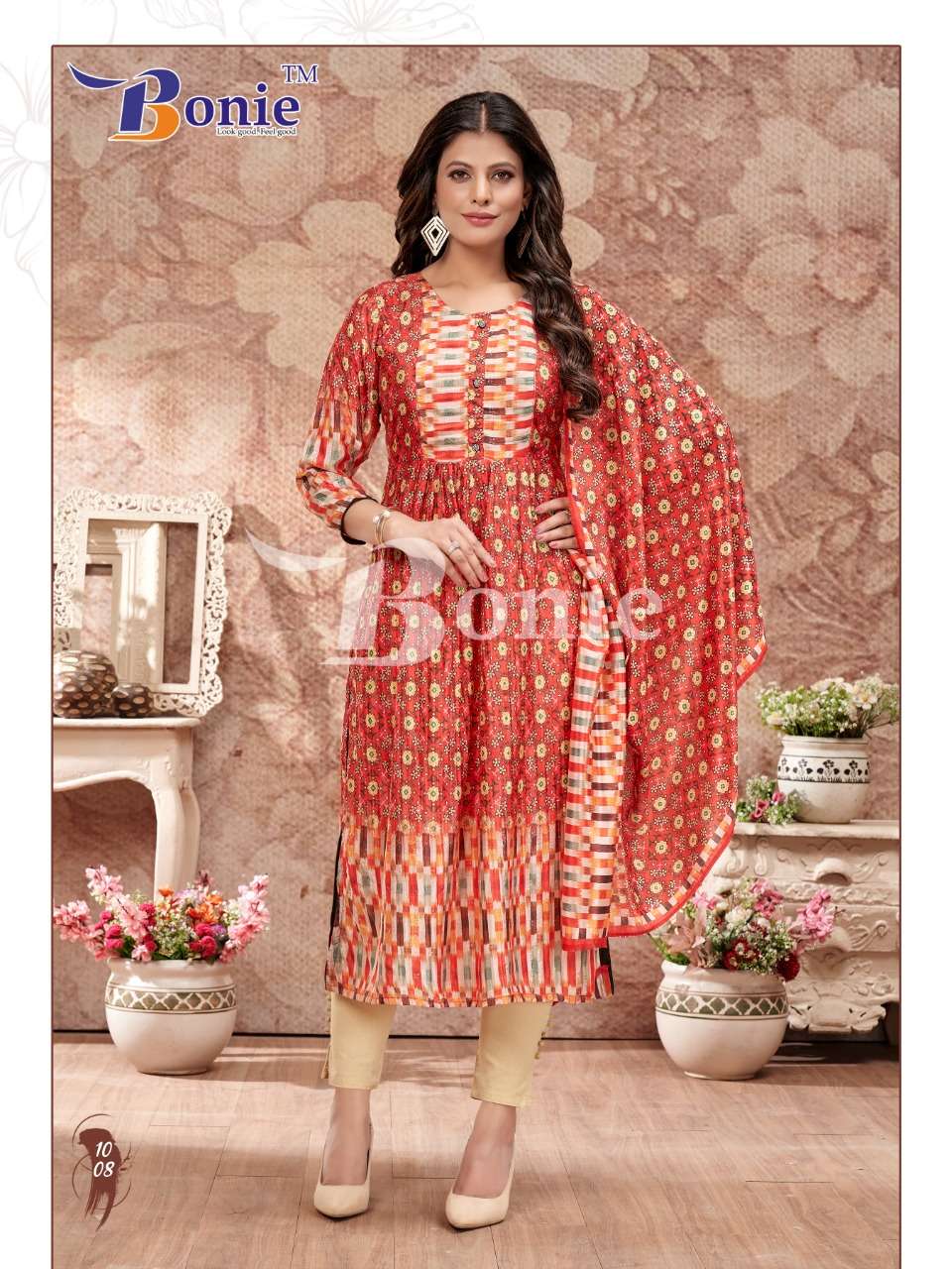 Garvi By Bonie 1001 To 1008 Series Designer Festive Suits Collection Beautiful Stylish Fancy Colorful Party Wear & Occasional Wear Fancy Dresses At Wholesale Price