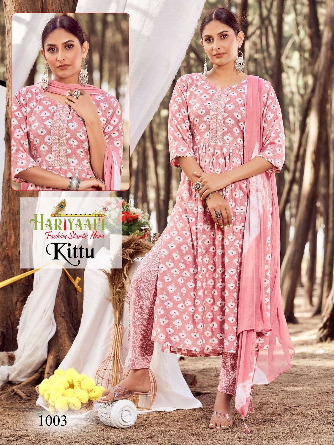 Kittu By Hariyaali 1001 To 1024 Series Designer Festive Suits Collection Beautiful Stylish Fancy Colorful Party Wear & Occasional Wear Rayon Foil Dresses At Wholesale Price