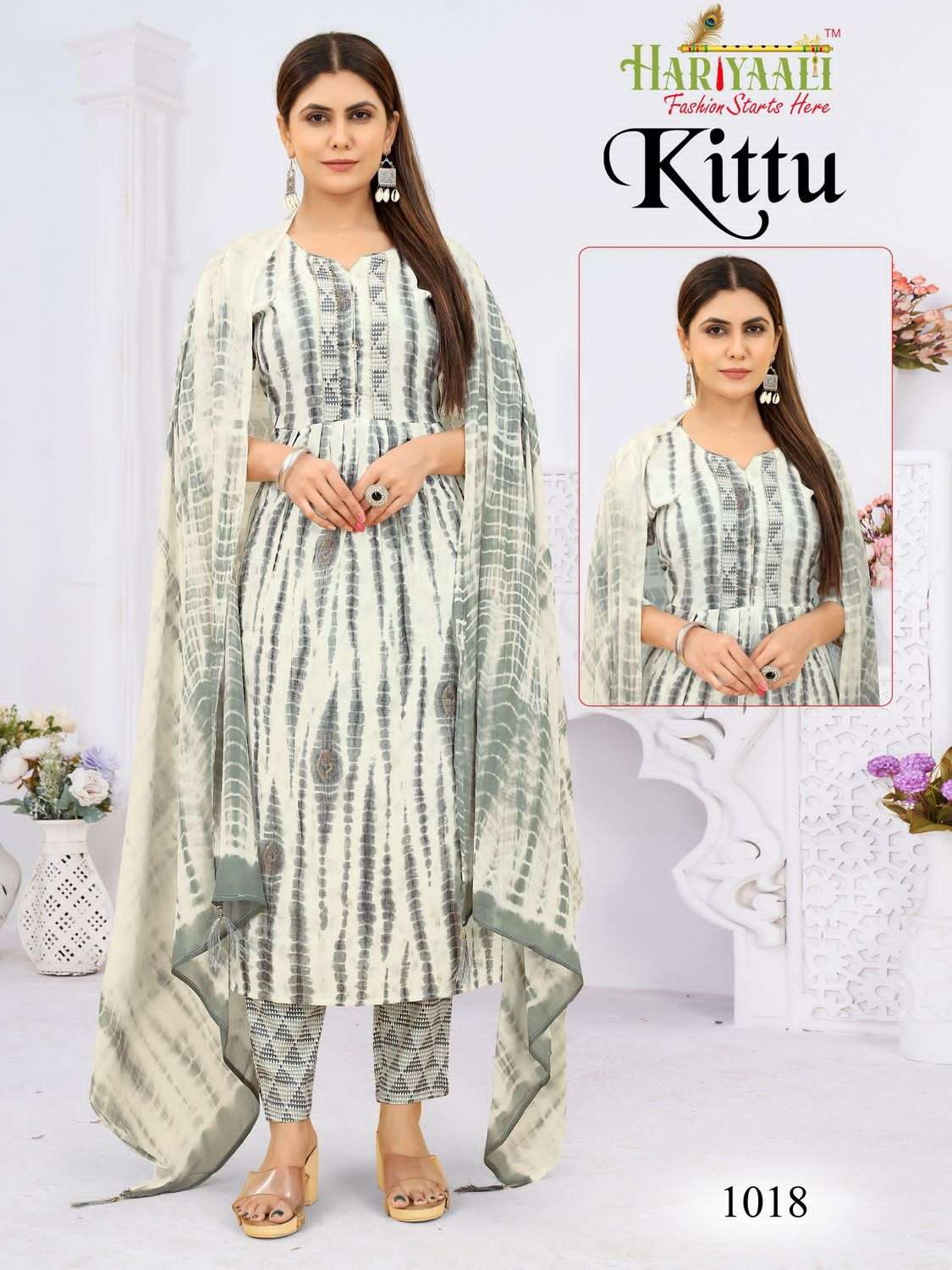 Kittu By Hariyaali 1001 To 1024 Series Designer Festive Suits Collection Beautiful Stylish Fancy Colorful Party Wear & Occasional Wear Rayon Foil Dresses At Wholesale Price