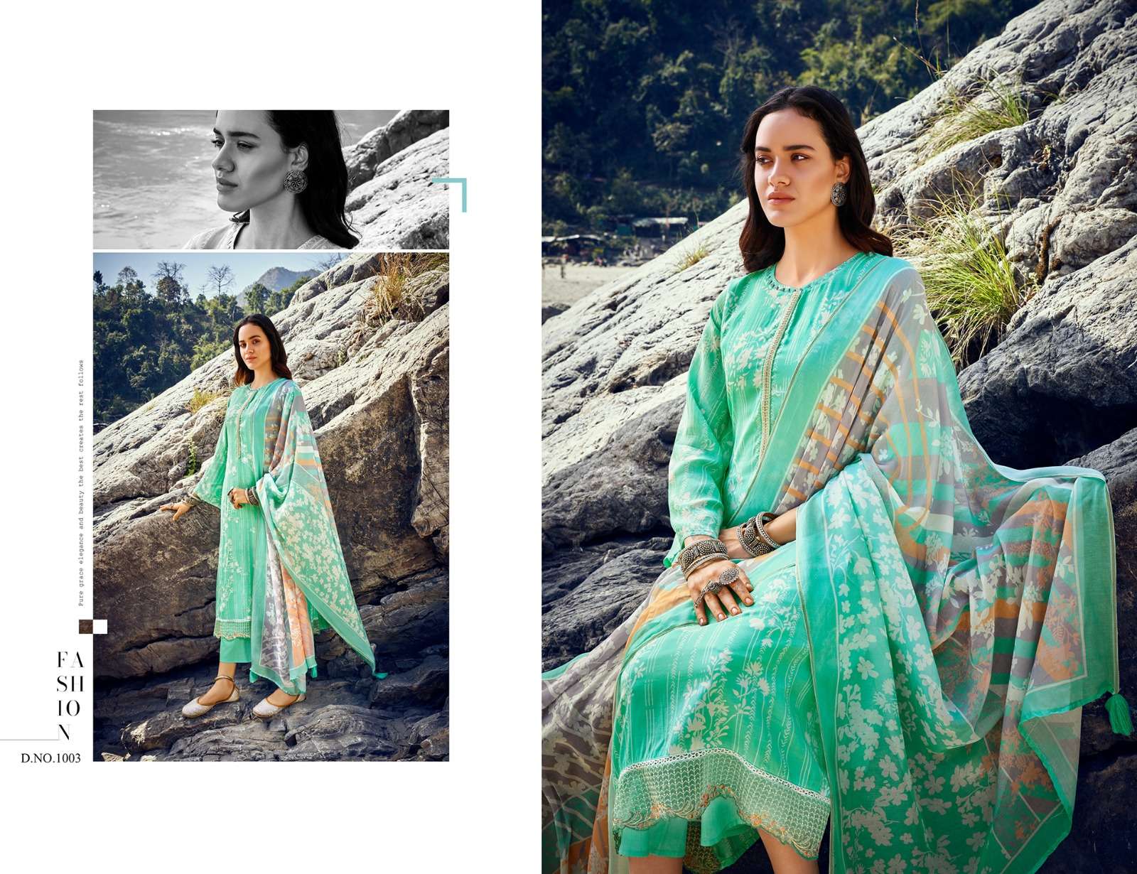 Summer Shine By Rang Fashion 1001 To 1006 Series Beautiful Suits Colorful Stylish Fancy Casual Wear & Ethnic Wear Pure Muslin Dresses At Wholesale Price