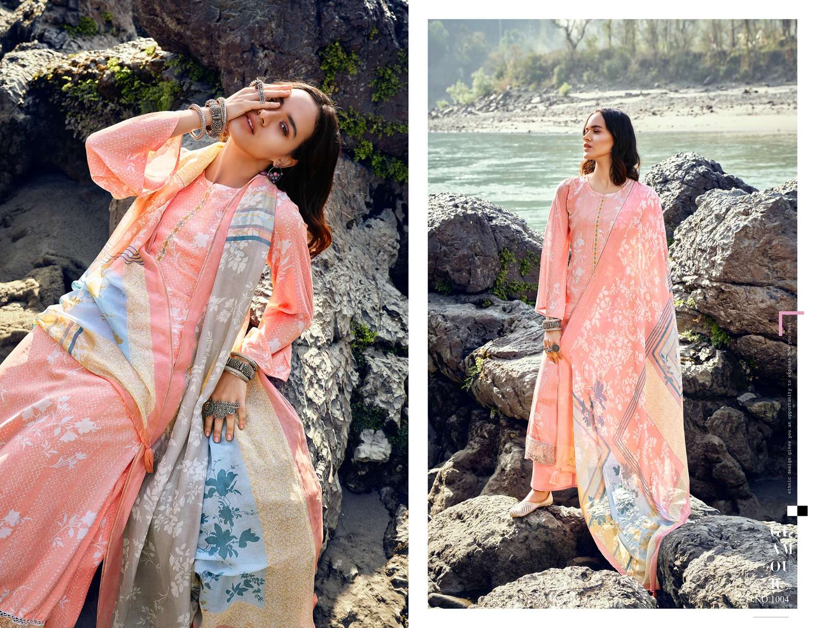 Summer Shine By Rang Fashion 1001 To 1006 Series Beautiful Suits Colorful Stylish Fancy Casual Wear & Ethnic Wear Pure Muslin Dresses At Wholesale Price