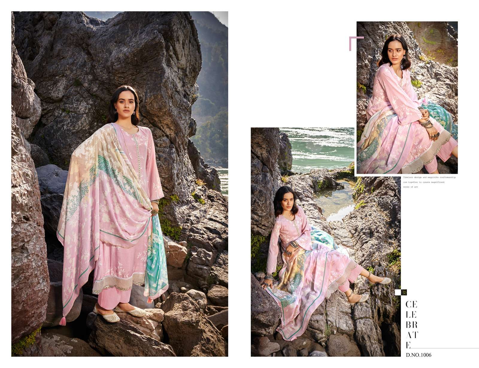 Summer Shine By Rang Fashion 1001 To 1006 Series Beautiful Suits Colorful Stylish Fancy Casual Wear & Ethnic Wear Pure Muslin Dresses At Wholesale Price