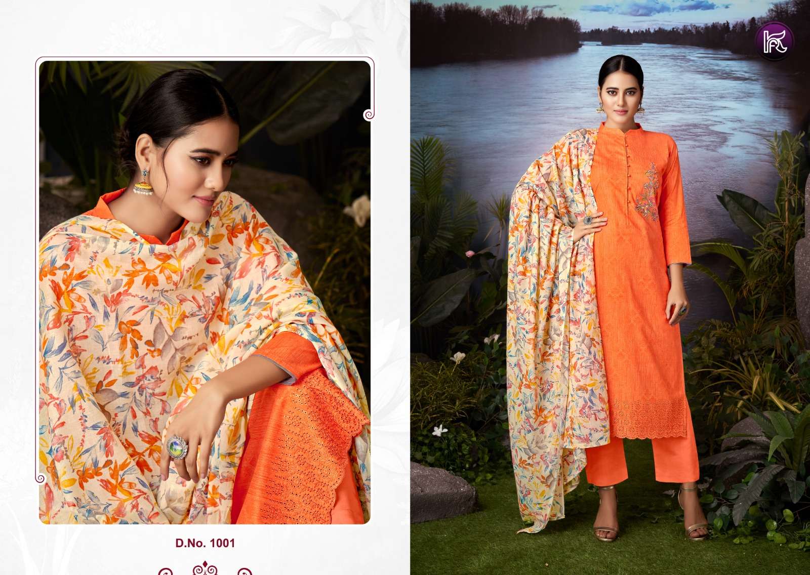 Kala Rangez By Kala Fashion 1001 To 1006 Series Beautiful Festive Suits Colorful Stylish Fancy Casual Wear & Ethnic Wear Lawn Cotton Dresses At Wholesale Price