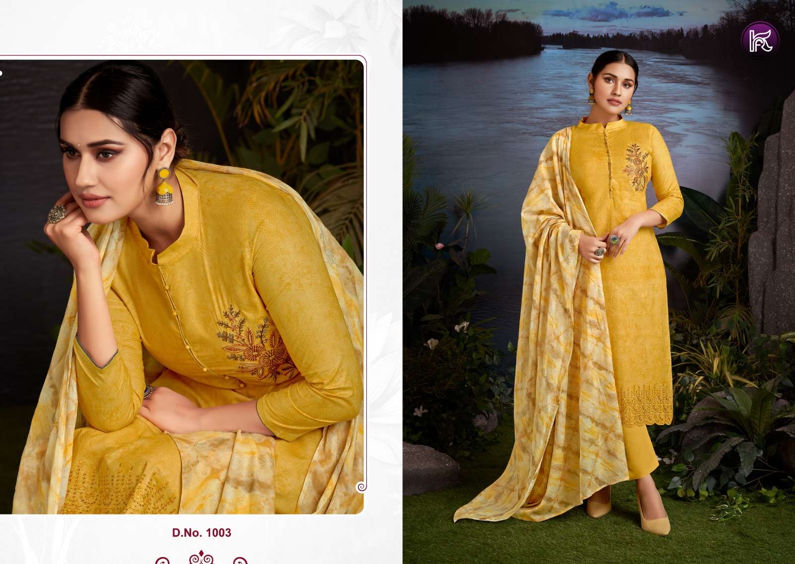 Kala Rangez By Kala Fashion 1001 To 1006 Series Beautiful Festive Suits Colorful Stylish Fancy Casual Wear & Ethnic Wear Lawn Cotton Dresses At Wholesale Price