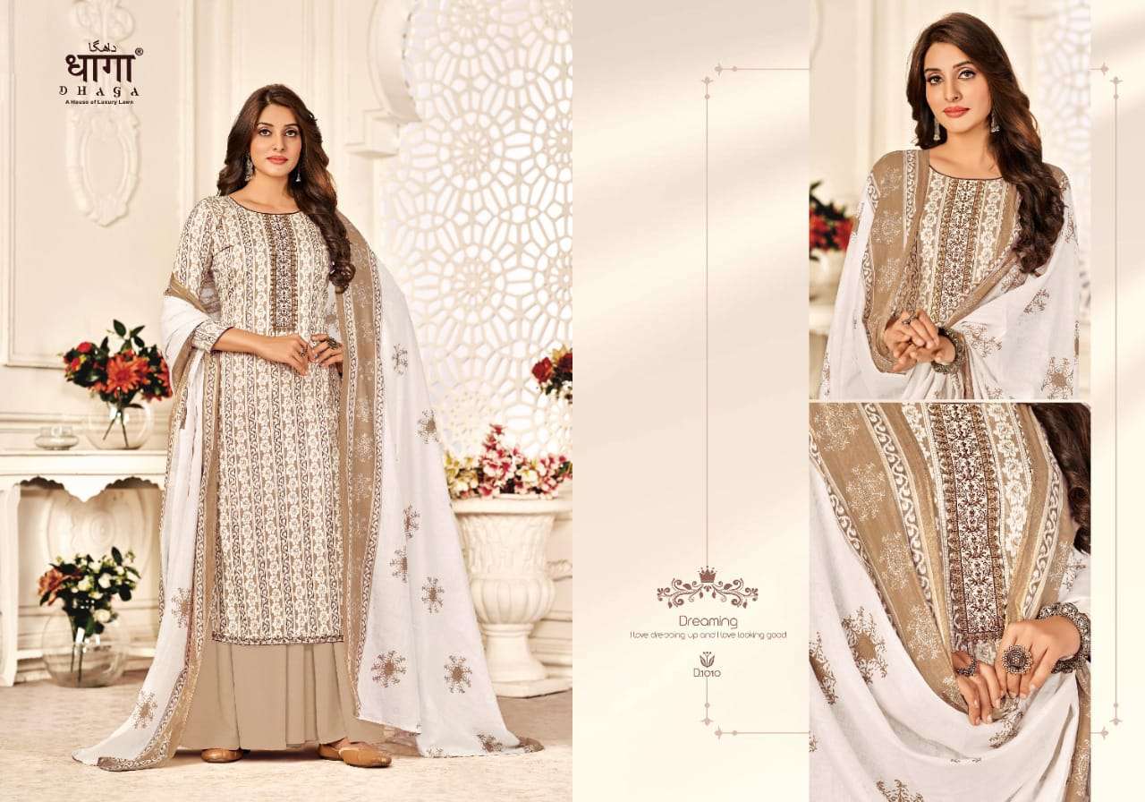 Sangam By Dhaga 1007 To 1012 Series Beautiful Stylish Suits Fancy Colorful Casual Wear & Ethnic Wear & Ready To Wear Linen Digital Print Dresses At Wholesale Price