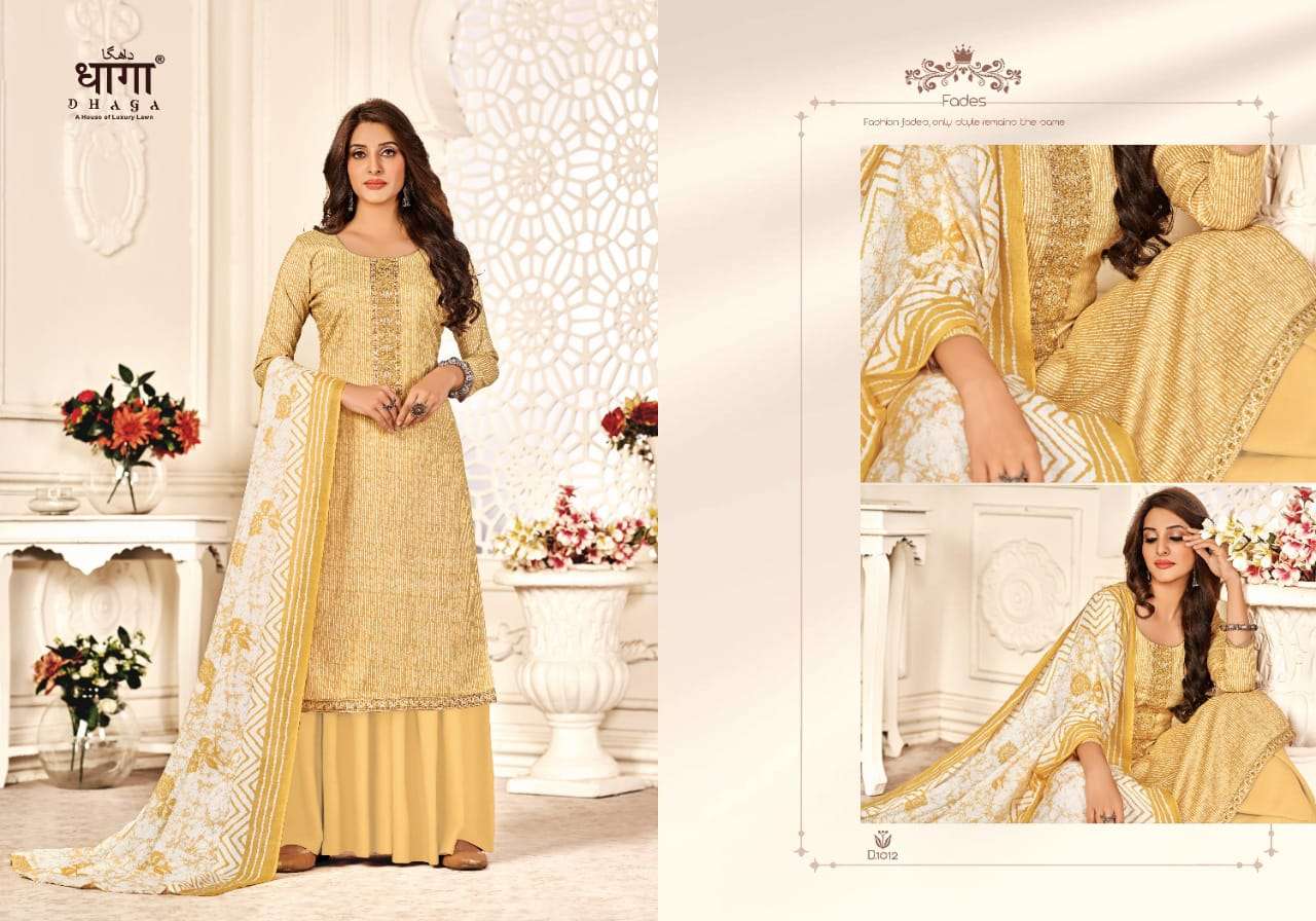 Sangam By Dhaga 1007 To 1012 Series Beautiful Stylish Suits Fancy Colorful Casual Wear & Ethnic Wear & Ready To Wear Linen Digital Print Dresses At Wholesale Price