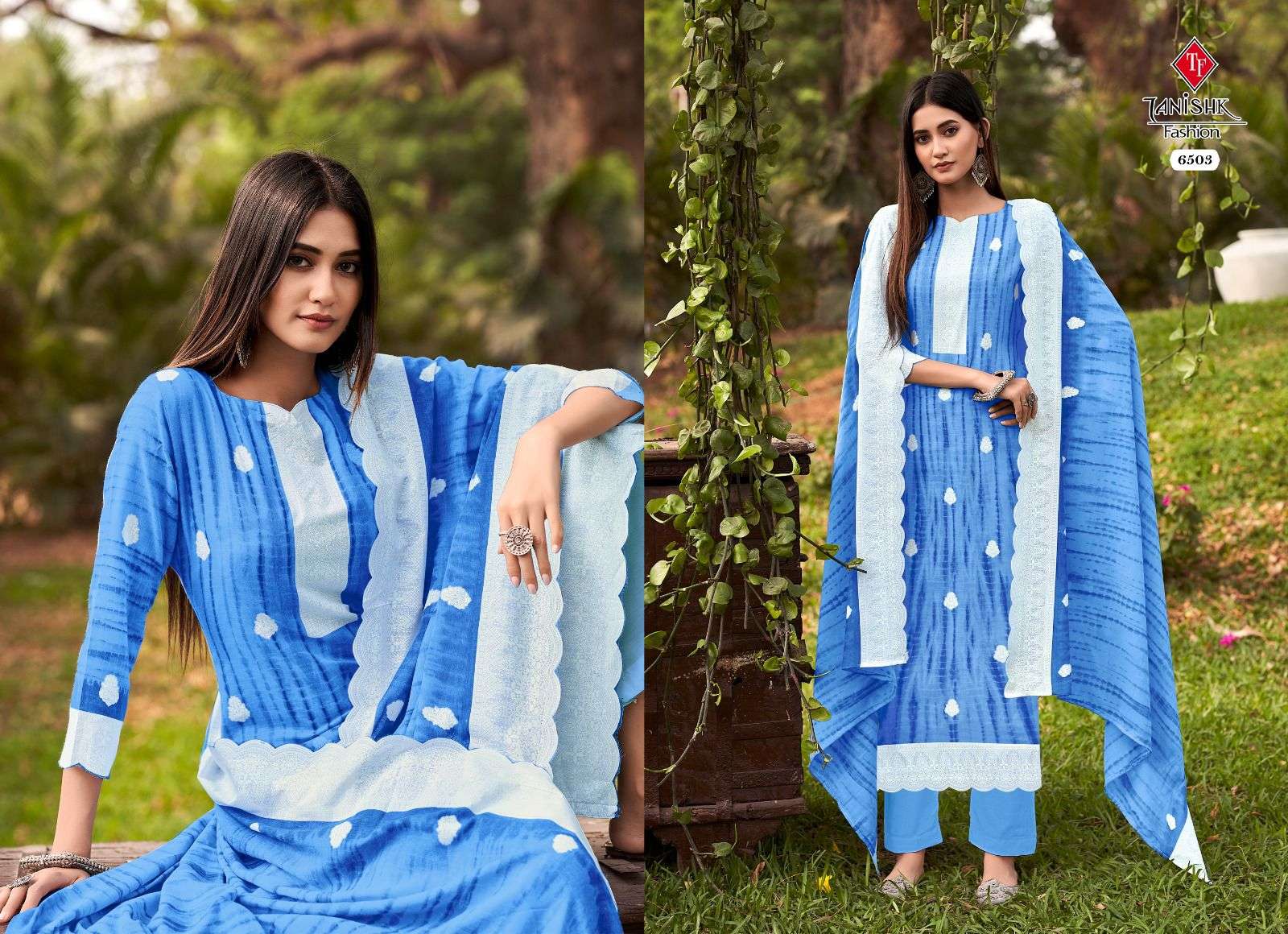 Firdous Vol-2 By Tanishk Fashion 6501 To 6508 Series Beautiful Festive Suits Colorful Stylish Fancy Casual Wear & Ethnic Wear Pure Cotton Print Dresses At Wholesale Price