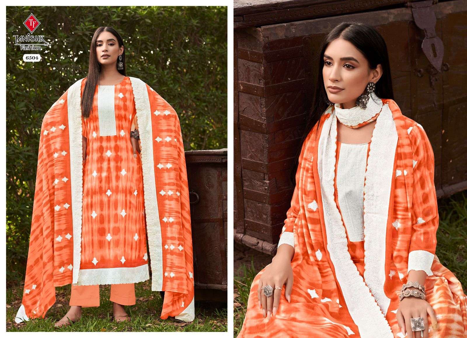 Firdous Vol-2 By Tanishk Fashion 6501 To 6508 Series Beautiful Festive Suits Colorful Stylish Fancy Casual Wear & Ethnic Wear Pure Cotton Print Dresses At Wholesale Price