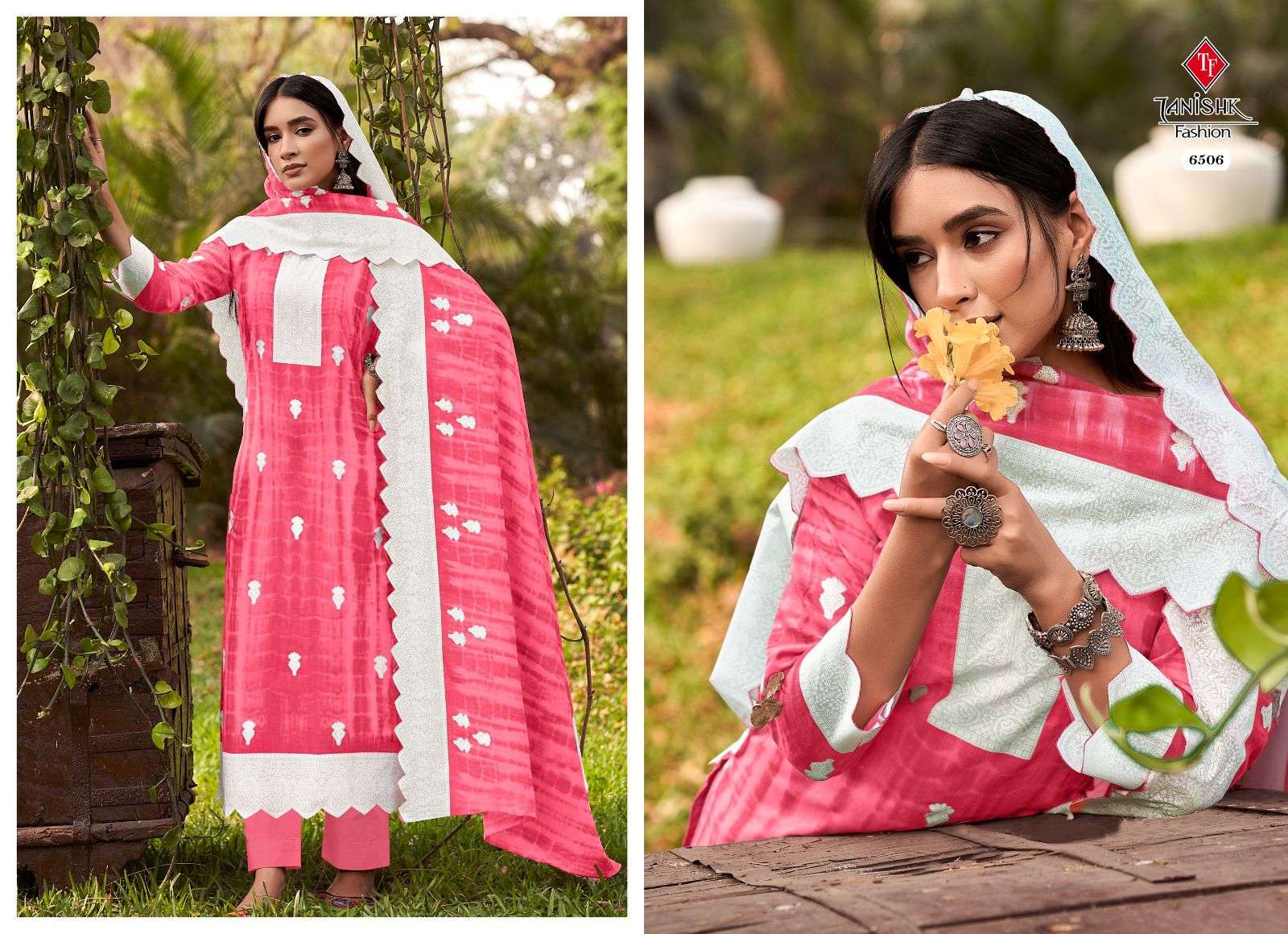 Firdous Vol-2 By Tanishk Fashion 6501 To 6508 Series Beautiful Festive Suits Colorful Stylish Fancy Casual Wear & Ethnic Wear Pure Cotton Print Dresses At Wholesale Price